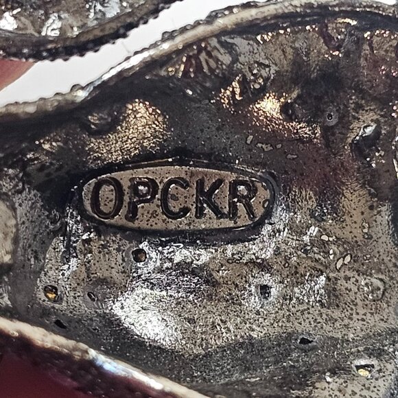 OPCKR Cat Kitten Brooch Pink Purple Rhinestone Animal Jewelry Sparkling - Picture 5 of 8